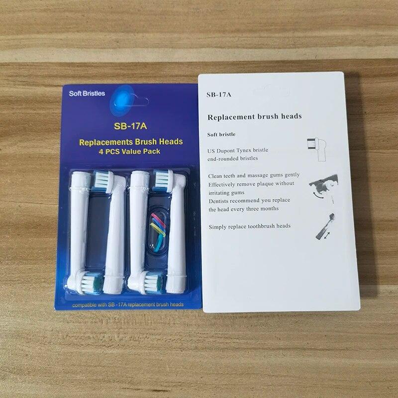 Whitening Electric Toothbrush Replacement Brush Heads Refill For Oral B Sensitive Toothbrush Head Whole 8pcs Brush Heads