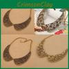 Alloy Hollow Carved Out Fashionable Temperament Collar Necklace Accessory