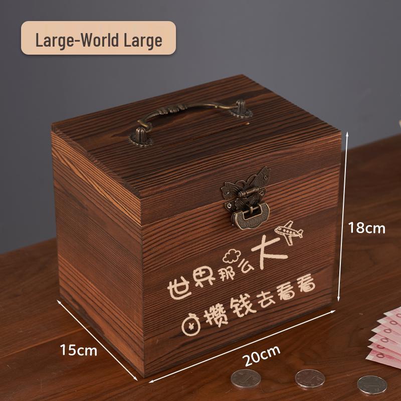 2025 Piggy Bank Model for Kids: Secure Savings Box, In-Only Money Storage for Boys and Girls, Trendy Adult Design.