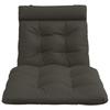 Sun Lounger Cushion VIANEN 100percent  Polyester Anthracite