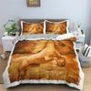 Horse Bedding Sets Single Double Queen King Size Quilt Duvet Cover Set with Pillowcase Animal 2/3pcs Polyester Comforter Cover
