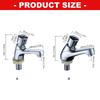 Heavy Type Alloys Basins Faucet Cold Water Only Leak Resistant Coppers Mechanism Easy Installation Bathroom Fixture