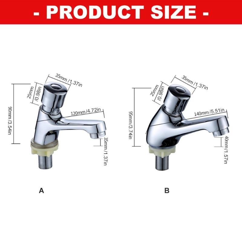 Heavy Type Alloys Basins Faucet Cold Water Only Leak Resistant Coppers Mechanism Easy Installation Bathroom Fixture