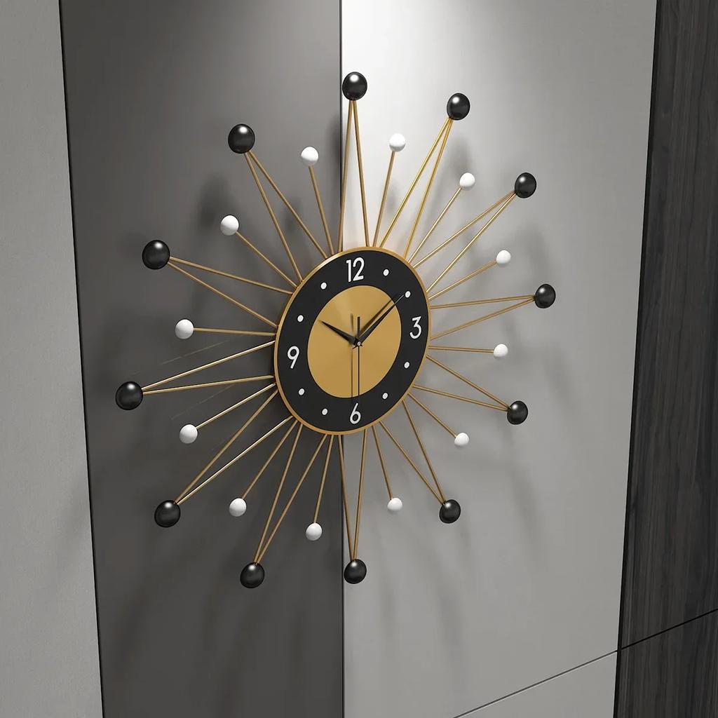 Luxury Big Wall Clock Modern Design Nordic Minimalist Silent Wall Clock Large Mediterranean Living Room Klok Home Decor