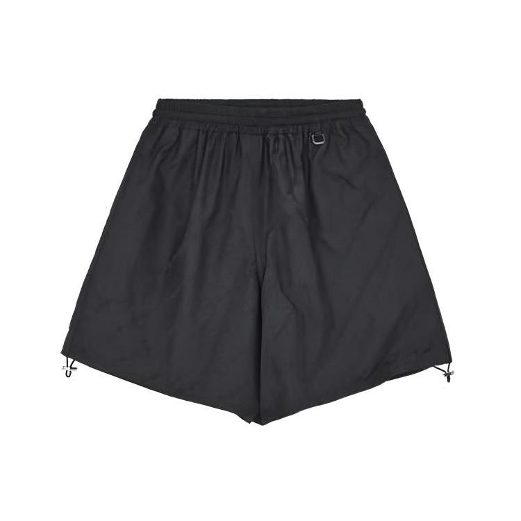 WE11DONE Casual Shorts Unisex Black Moderate WD-PT3-21-260-U-BK