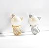 1pc Cute Cat Brooch for Women Men Delicate Kitten Animal Brooches Pins Jewelry Accessories Party Birthday Gifts