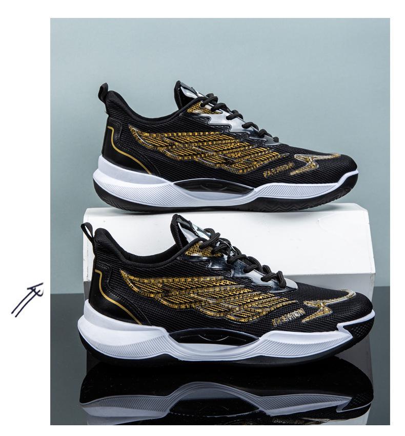 Herren Atmungsaktive Mesh Laufschuhe - Dicke Sohle, Bequem, Colorblock Sneaker für den täglichen Gebrauch