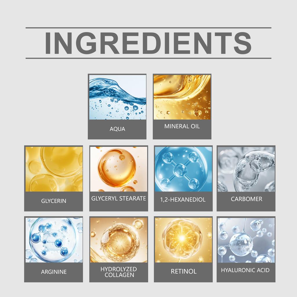 Collagen Moisturizing Facial Cream: Hydrates, Soothes, Improves Dryness, Even Out Skin Tone, Locks In Moisture, Brightens Skin.