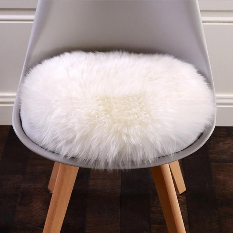 Soft Artificial Sheepskin Rug Chair Cover Bedroom Mat Artificial Wool Warm Hairy Carpet Seat Wool Wa