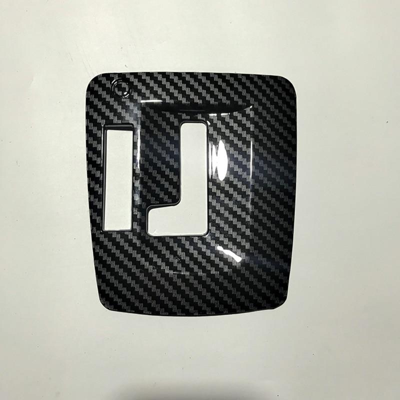 

Для Subaru XV Forester 13-18 LHD 1x интерьер автомобиля из углеродного волокна, крышка переключения передач, наклейка на рамку Black 1