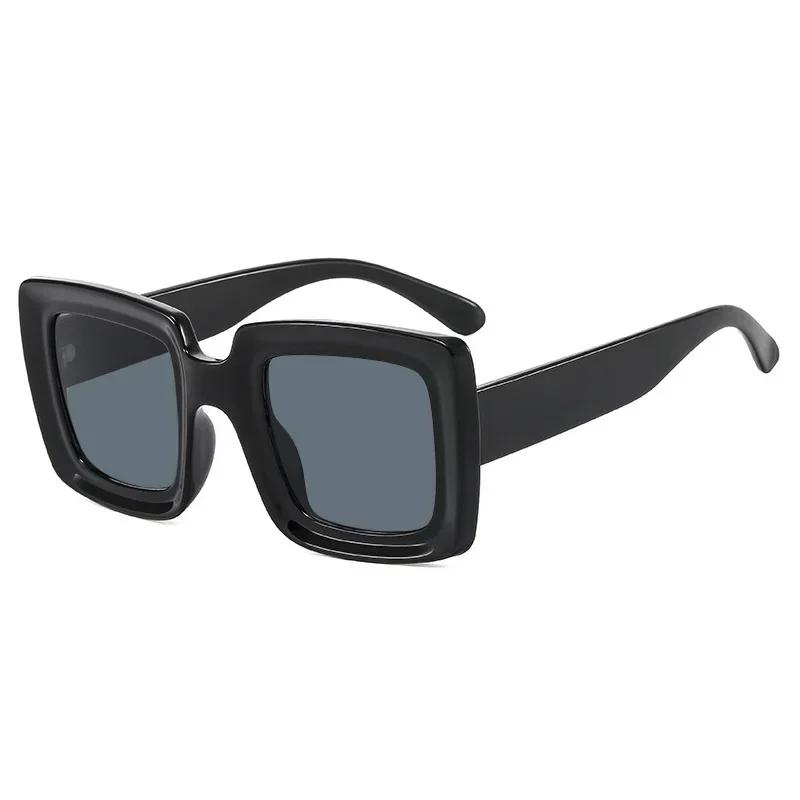Punk  Square Sunglasses Women Men Trends Multicolor Sun Glasses Female Steampunk Shades Uv400 Fashion Eyewear