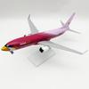 Scale Plane 30CM B737 Alloy Metal Airplane Model Thailand Nok Series Aircraft with Base Collection Display for Adult