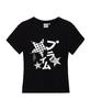 PRIMATE Poika Dot Milky Women'S Slim Fit Short Sleeve T-Shirt 5 Colors