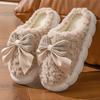 Cartoon cotton slippers men's autumn and winter indoor home thick bottom velvet warm outer wear couple confinement slippers women
