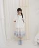 Phased Blooming Garden Patchwork Skirt_White