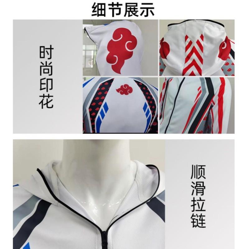 Mens Quick-Dry UV Protection Fishing Shirt With Hooded Collar Outdoor Angling Summer Fall Sports Cycling Jersey