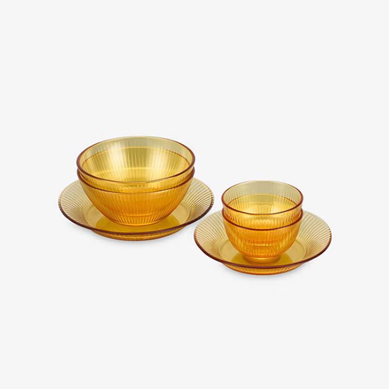 

VISIONS Snapware Crystal Dinnerware 6-Piece Set