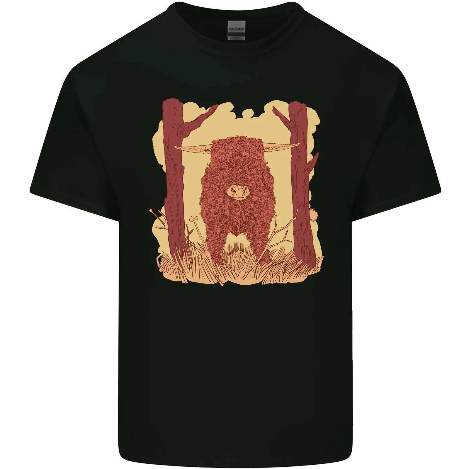 A Highland Cow Kids T-Shirt Childrens M