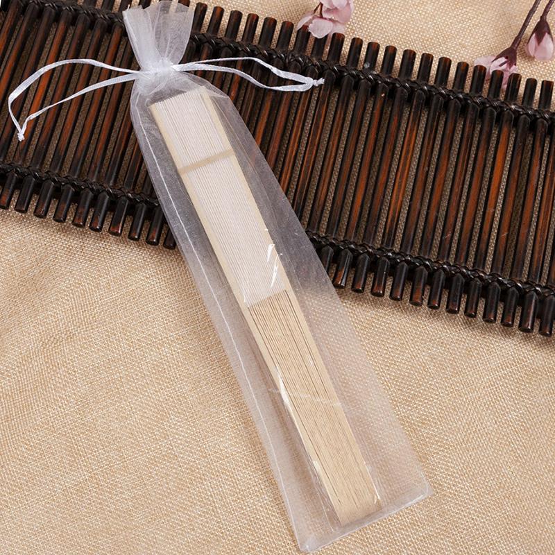 10pcs Folding Hand Fan Pouch Drawstring Organza Bags Folding Fan Pocket Bag For Outdoor Wedding Party Favor Gift Bags