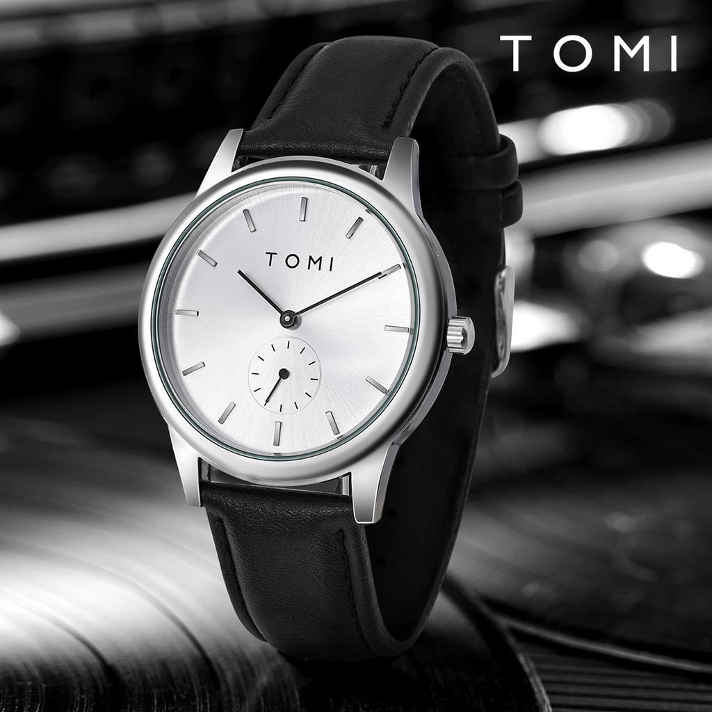Fashion Men's Two Pin Half Belt Watch Casual and Minimalist Men's Quartz Watch
