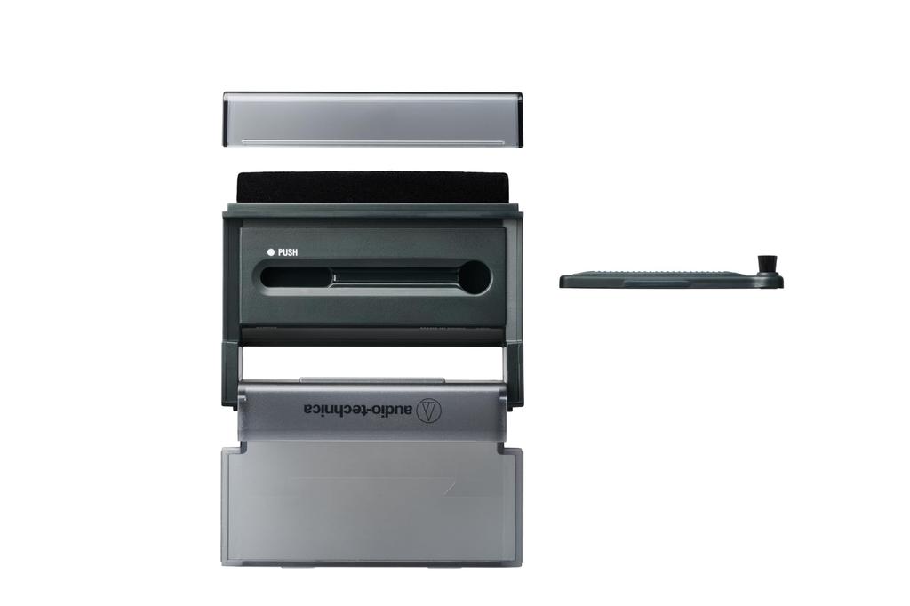 Audio-Technica Record Cleaner AT6028 3-in-1 Maintenance Tool with Record Jacket Stand [Record & Stylus Cleaner, Static Removal, Dust Removal]