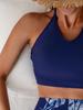Print Halter Tie Two Piece Bikini For Hot Spring Yoga And Beach Vacation Comfortable Fashion