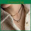 Elegant Geometric Alloy Layered Necklace With Square Elements For Casual Daily Wear