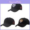 Mens High Crown Baseball Cap With Tiger Embroidery For Hiking And Rock Climbing