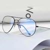 PC Metal Frame Glasses Transparent Business Reading Eyewear 3 Color Anti Blu-ray Glasses  Men