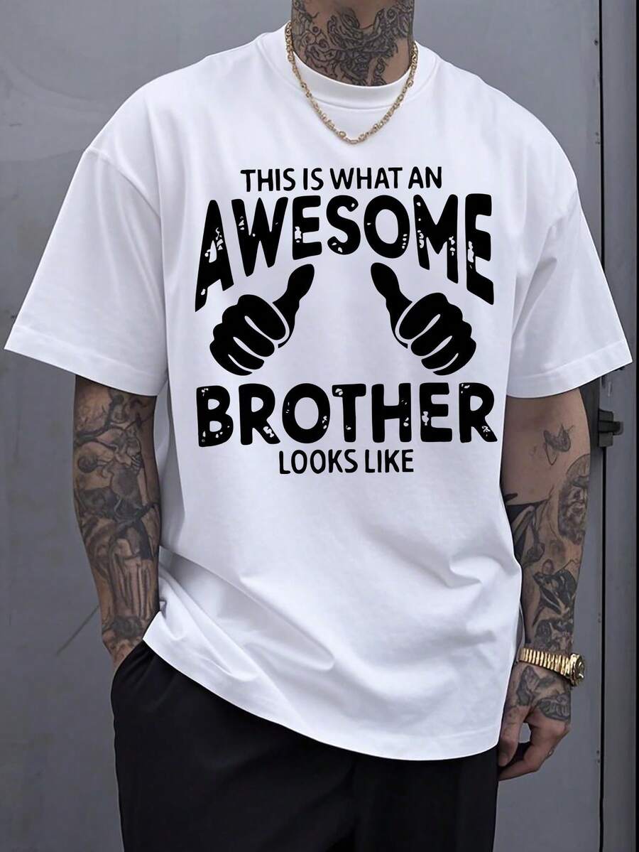 

Unisex s Funny Brother Graphic T-Shirt XL
