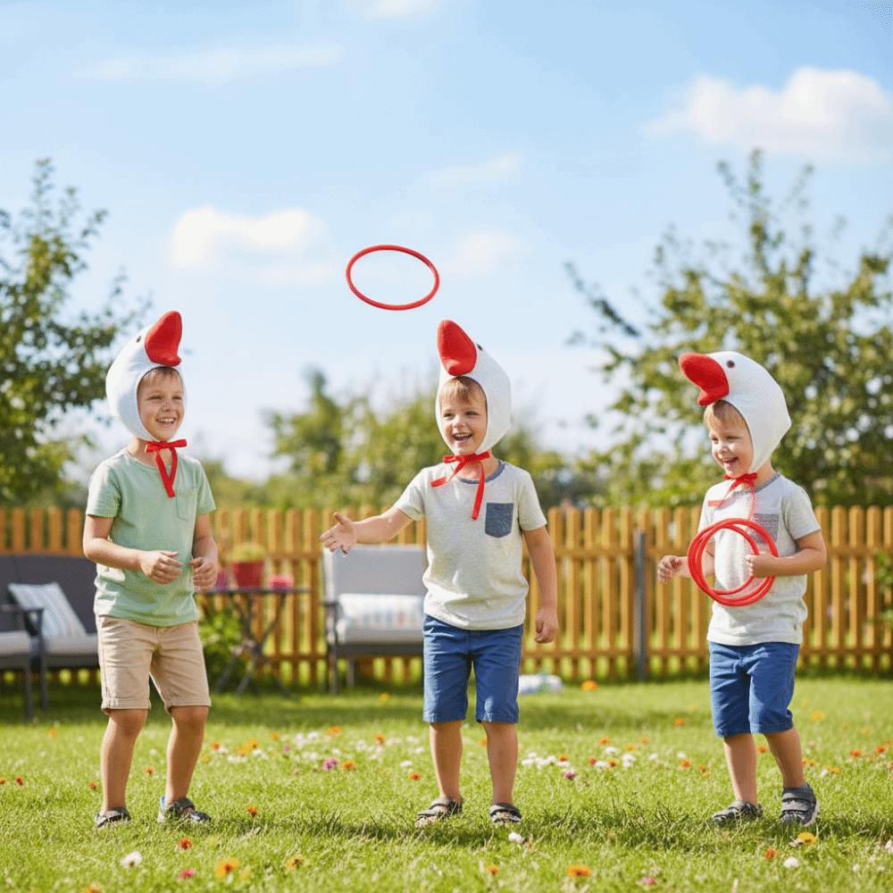 Funny Style Plush Animal Headwear Cute Shape Animal Hood Hat Goose Costume Hat  Halloween Event