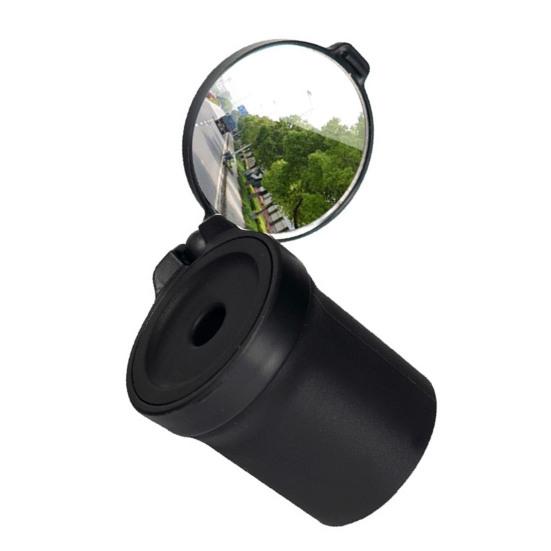 1 Pair Bicycle Rear View Mirrors Wider View Adjustable Universal 360-Degree Rotating Mini Bike Handlebar Mirrors