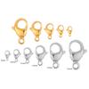 20pcs Grade A Stainless Steel Lobster Clasps Claw Clasps for Bracelet Necklace Jewelry Making Findings 9mm-15mm