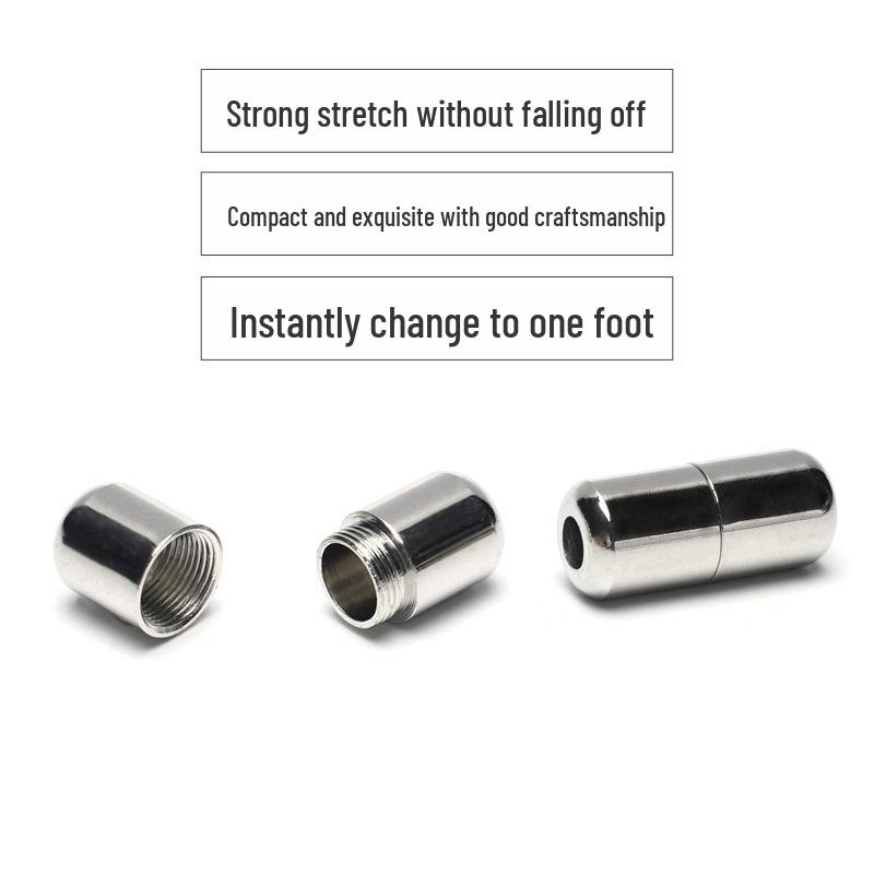 Semicircular No-Tie Elastic Shoelaces with Metal Capsule Buckle Shoe Accessories