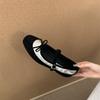 Inner Height-increasing Single Shoes Women's Shoes Spring and Autumn 2025 New Summer French Evening Wind Mary Jane Ballet Shoes
