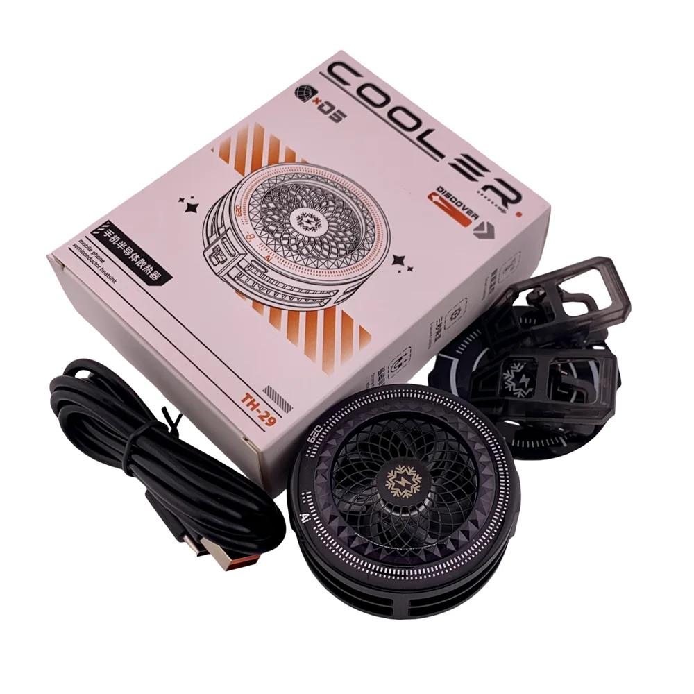 TH29 Semiconductor Phone Cooler Real Ice Cooling Lightweight Smart Temperature Control Low Noise for Gaming Live Streaming
