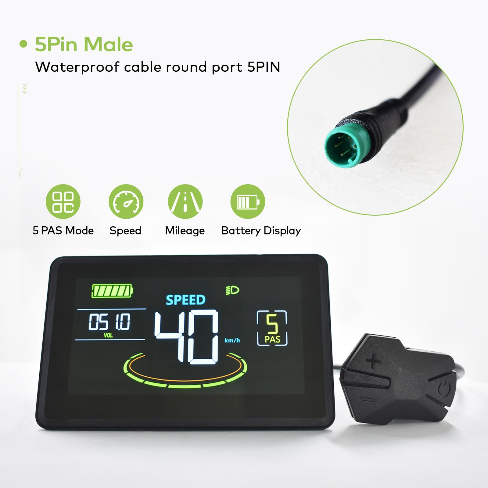 H6C Электрический Велокомпьютер Проводной Велосипедный Спидометр Водонепроницаемый Каденс Скорость Умный Велосипедный Одометр Шоссейный Велосипед Горный Велосипед 5PIN