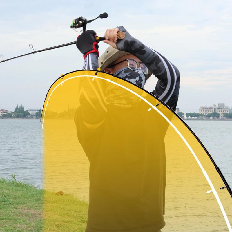 2.1m Lure Fishing Rod Carbon Fiber SpinningCasting Fishing Rod Removable High Sensitivity Gear For Trout Bass
