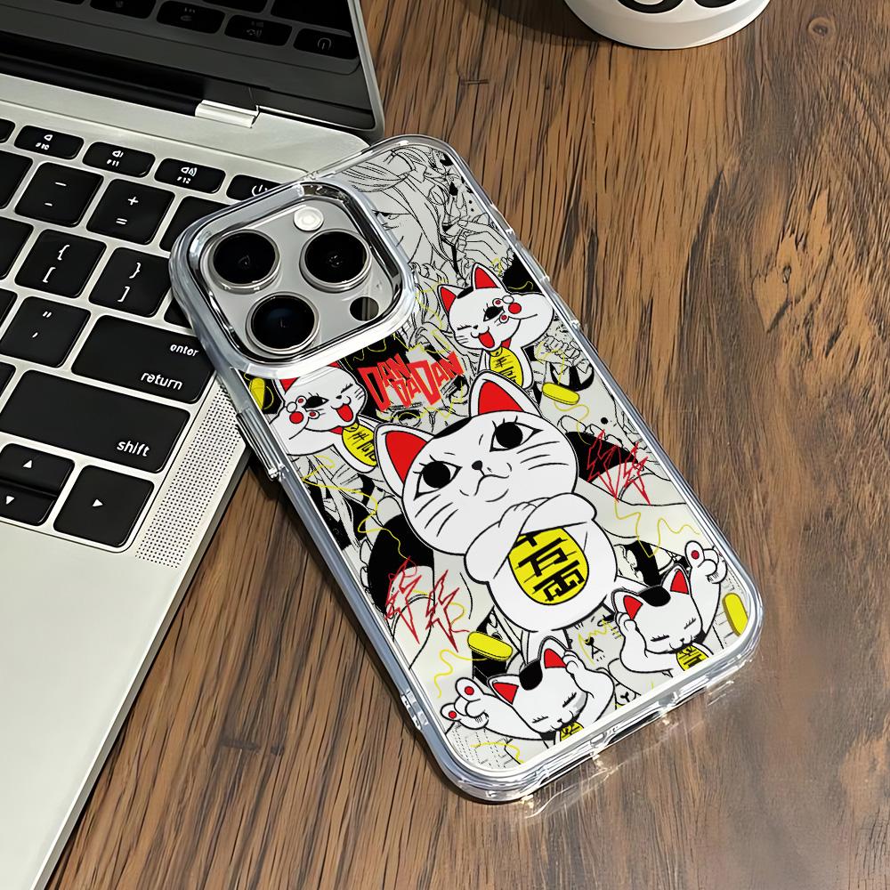 

Anime Hot Dandadan Phone Case For iPhone 17 16e 16 15 14 13 12 11 mini Pro Max X XR XSMAX 8 7 Air Plus Transparent Soft Cover iPhone 17