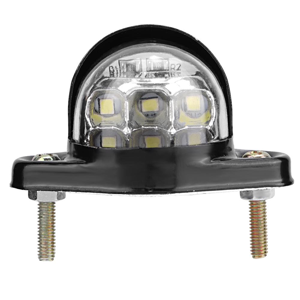 

12В 6 светодиодов Подсветка номерного знака Светоотражатель для мотоцикла прицепа грузовика