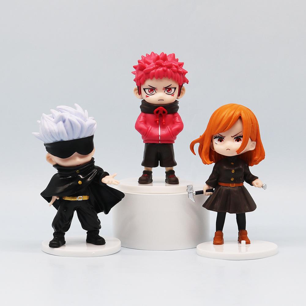 7ks/sada anime džúdžucu kaisen gojo satoru PVC modely ozdoby pro děti narozeninové vánoční dárky