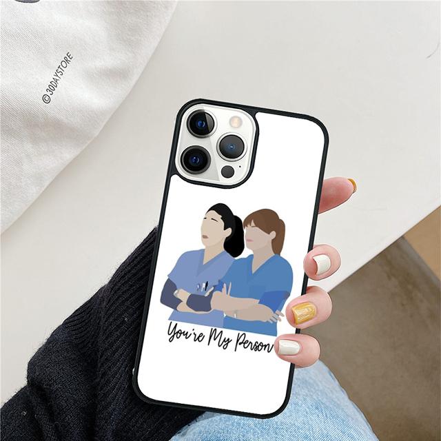 Greys Anatomy You're My Person Phone Case For iPhone 17 Air 15 16e Cover 11 13 14 Pro Max 12 Plus Max Fundas