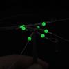 10Pcs Anti-Tangle Soft Steel Wire Rigs, 70LB Line with Luminous Beads, Complete Bottom Pulley Rope Set for Saltwater Sea Fishing