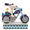 JIM SHORE Snoopy & Woodstock Riding Bike 6014347