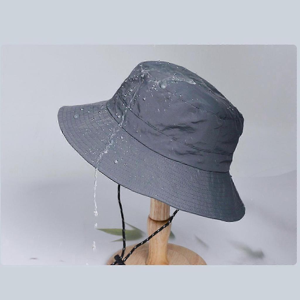 Waterproof Sun Hat Waterproof Fishing Hat Waterproof Hiking Hat Waterproof Fisherman Hat Bucket Hat Foldable Camping Hat navy blue