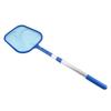 Swimming Pool Leaf Skimmer Mesh Net with Telescopic Pole Pond Tub Cleaning Tool (3*35cm)