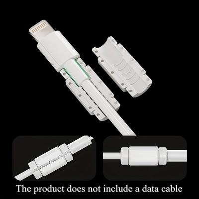 8 Stück Kabelschutz, Langlebige Ladekabelschützer für Telefon, USB, Tablet-Datenkabel, Nicht-elektronisches Zubehör zum Schutz von Ladekabeln