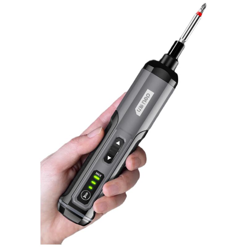 

Deli Cordless Electric Screwdriver with 17 Bits CN plug (adapter included)