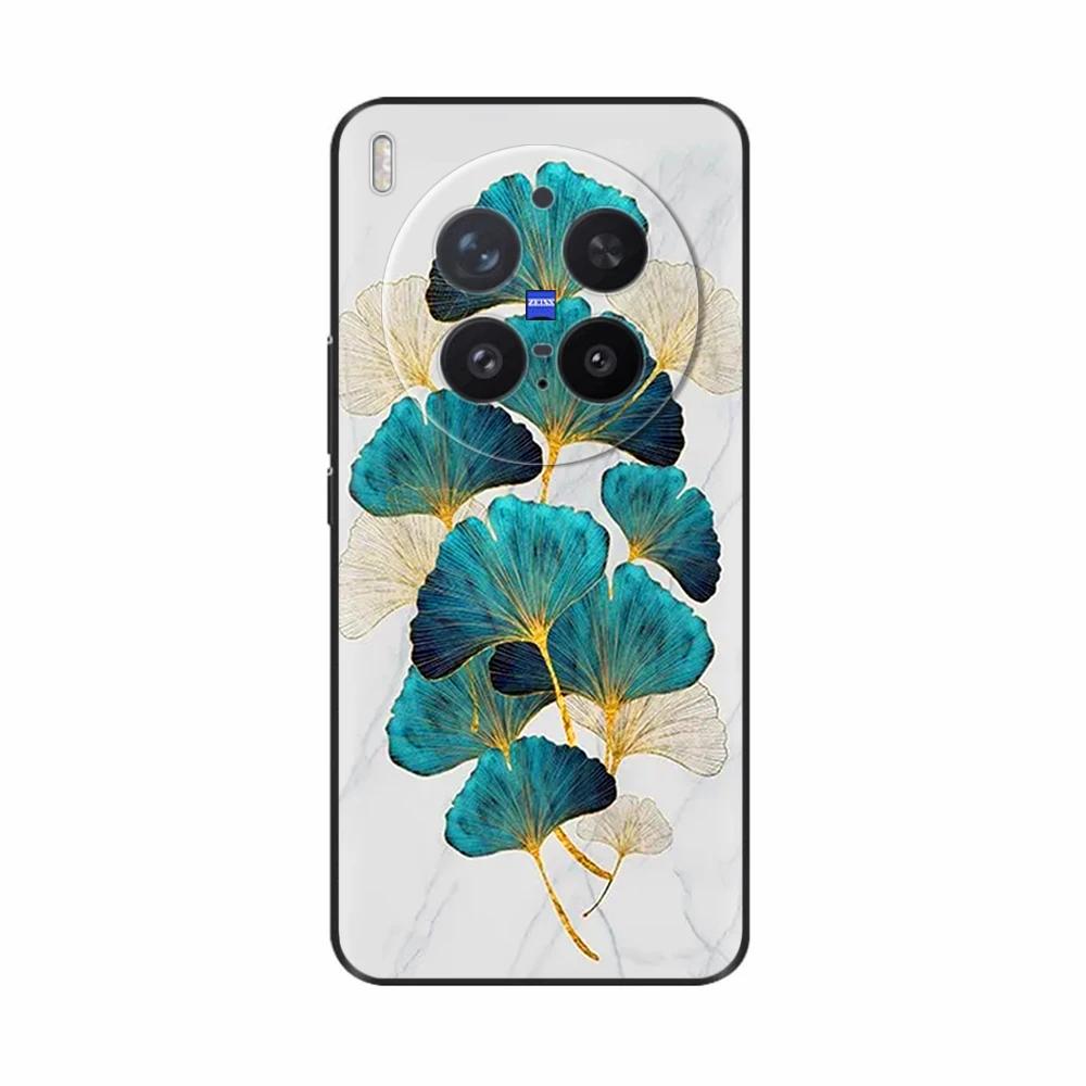 For VIVO X300 Pro Case Popular Flowers Cartoon Soft Silicone Phone Back Cover For Vivo X300 X 300 ShockProof Shell Bags Funda