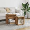 VidaXL Nesting Coffee Tables 2 Pcs Artisan Oak Engineered Wood, Nesting Table, Modern Nesting Table, Set of 856051